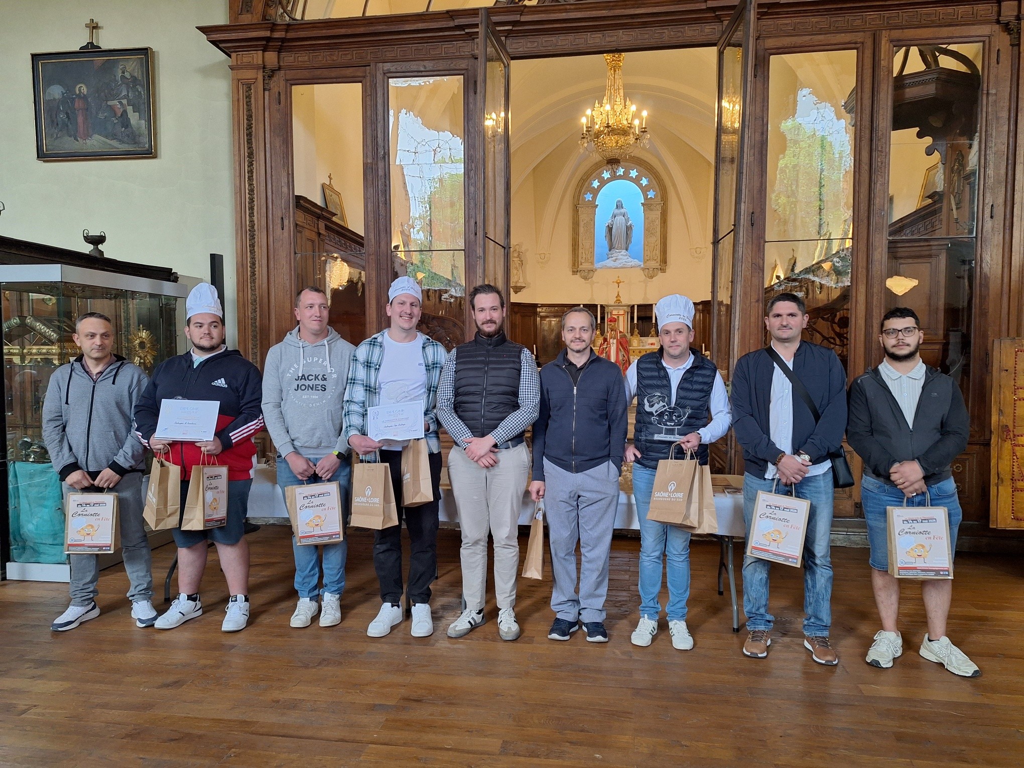 Lauréats concours de la Corniotte d'Or et boulangers participants