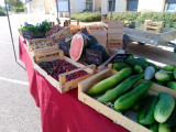 Fruits et légumes d'été produits à la ferme