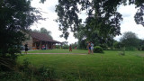 Les invités jouent à la pétanque