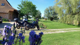 Balade fleurie en moto