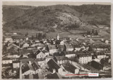 Carte postale village et montagne Cuiseaux avec usine Morey - Editions J.Combier - Mâcon - Cliché Rancurel - Site n°9