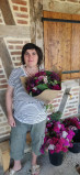 Estelle et ces fleurs