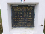 Stèle au carrefour de Quain - Lieu n°15