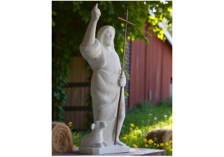 Statue en pierre de st Jean Baptiste 2025