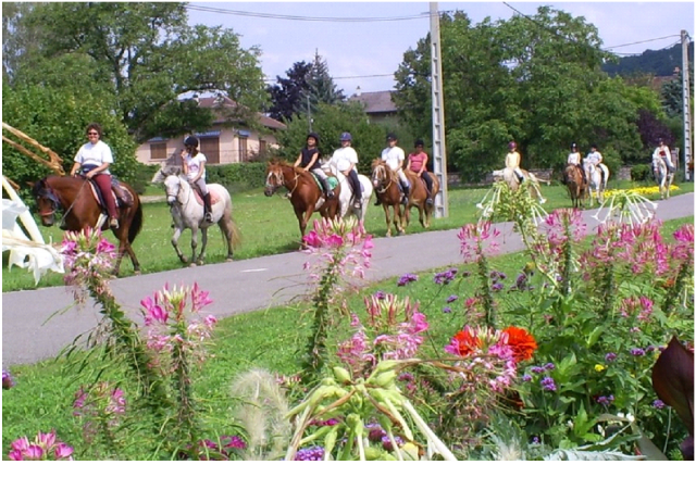 Balade à cheval © Domaine de la Loge