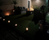Terrasse en soirée