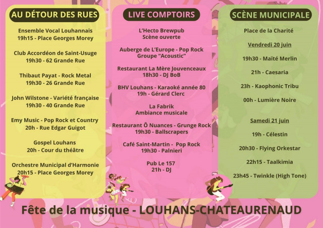 Programme fête de la musique - 1