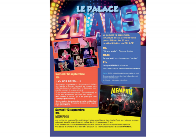 20 ans Palace