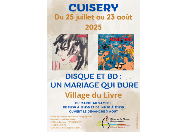 Exposition Disque et BD un mariage qui dure