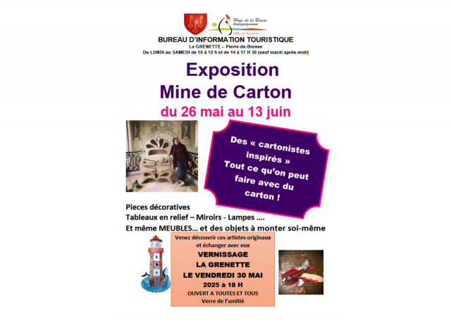 Exposition Mine en carton