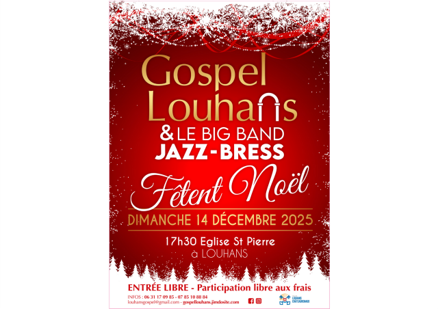 Gospel Louhans et Jazz Bress fêtent Noël