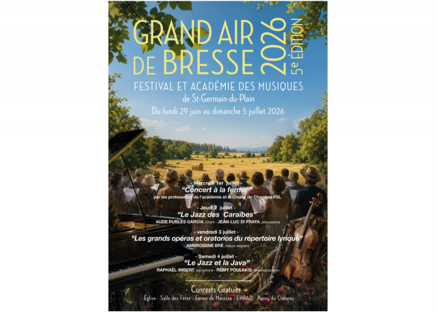 Grand air de Bresse - Festival 2026
