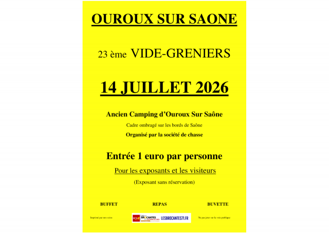 Brocante Ouroux sur Saone