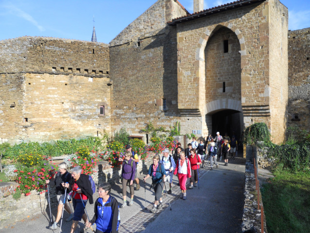 Sortie de Cuiseaux par la Porte du Verger
