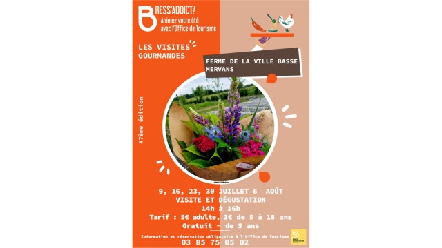 Visites gourmandes - Ferme de la Ville Basse