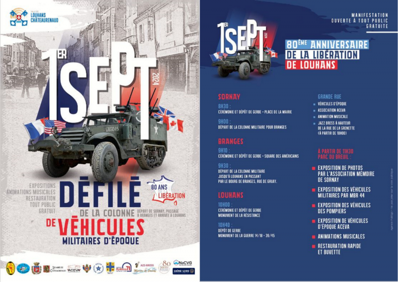 Défilé 1er Septembre à Louhans