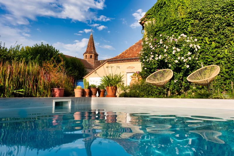 Vue depuis la piscine - © Jean Claude Touzot Vue depuis la piscine