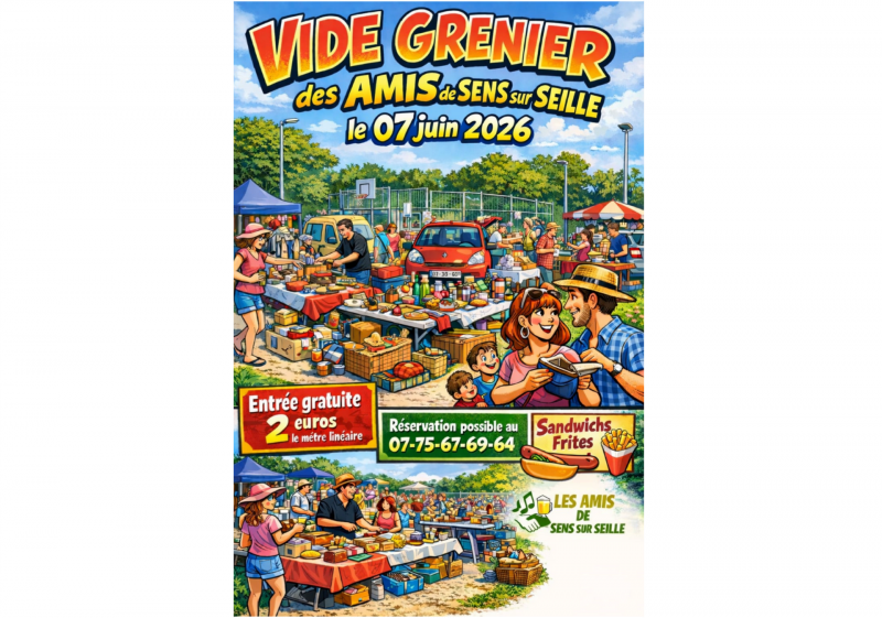 Vide grenier affiche