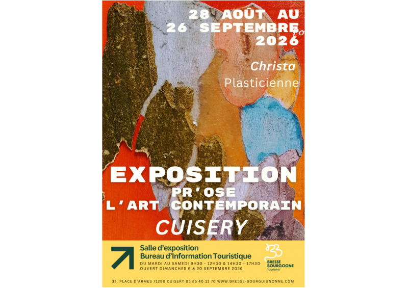Pr 'OSE l'Art contemporain - © Christa / Office de Tourisme BIT CUISERY Pr 'OSE l'Art contemporain