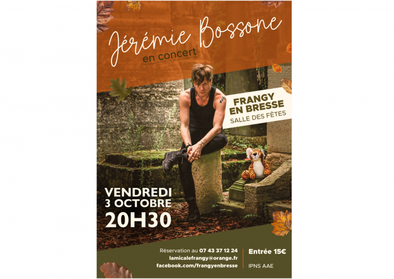 Jérémie Bossone en Concert