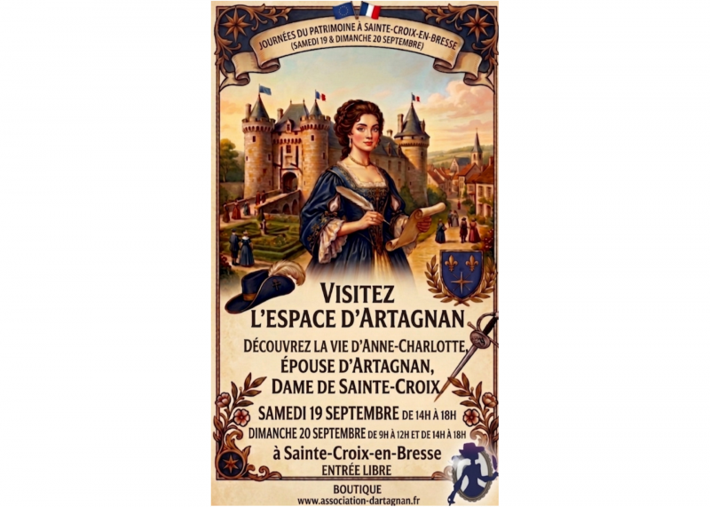 Affiche JEP 2026 - © Association d'Artagnan Affiche JEP 2026