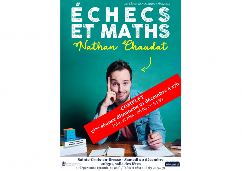 Affiche - Nathan Chaudat - Sainte-Croix, 21 décembre 2025 Affiche - Nathan Chaudat - Sainte-Croix, 21 décembre 2025