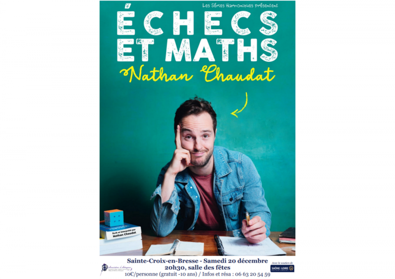 Affiche - Nathan Chaudat - Sainte-Croix, 20 décembre 2025
