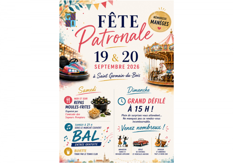 fête patronale - © Commune de Saint Germain du Bois fête patronale