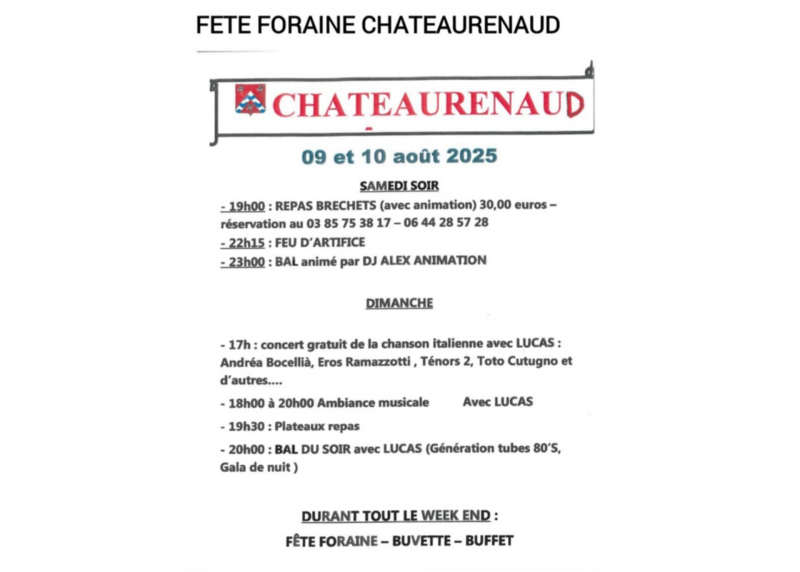 Fête châteaurenaud