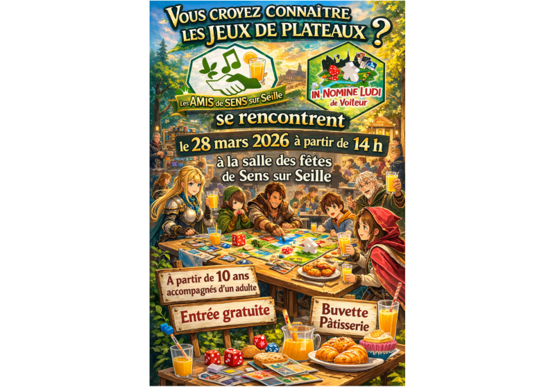 Affiche jeux de plateau
