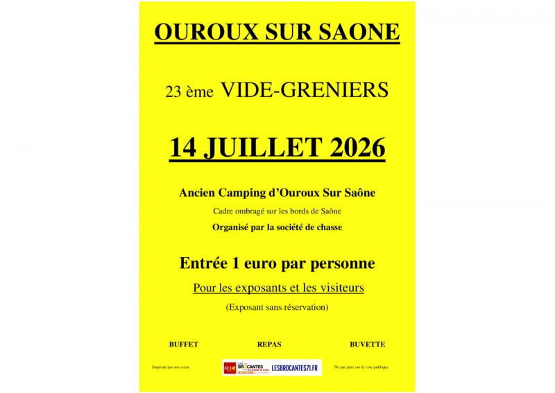 Brocante Ouroux sur Saone