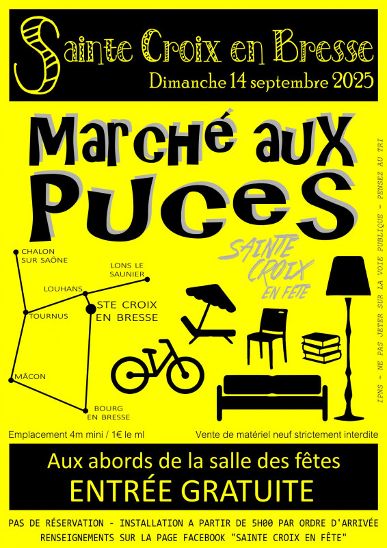 PUCES SAINTE CROIX EN FETE