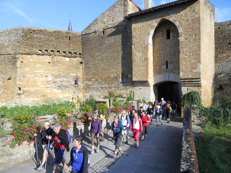Sortie de Cuiseaux par la Porte du Verger