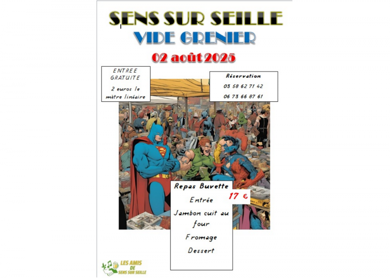 affiche vide grenier