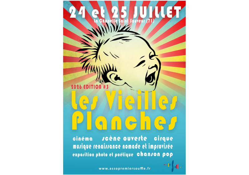 affiche Les Vieilles Planches 2026 - © Etienne Charbonnier affiche Les Vieilles Planches 2026