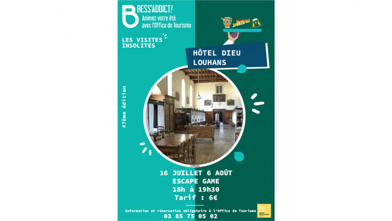 Visites insolites - Hotel Dieu - © OTBB/Hôtel-Dieu Visites insolites - Hotel Dieu