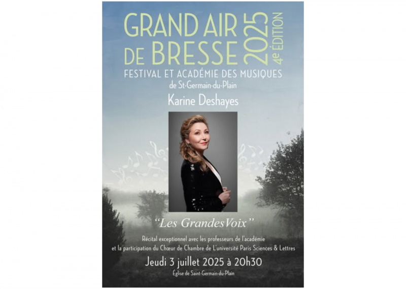 Karine Deshayes - Grand Air de Bresse 3 juillet