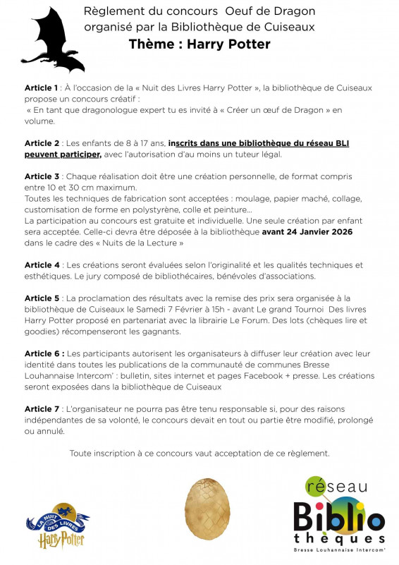 Règlement - © BLI Règlement